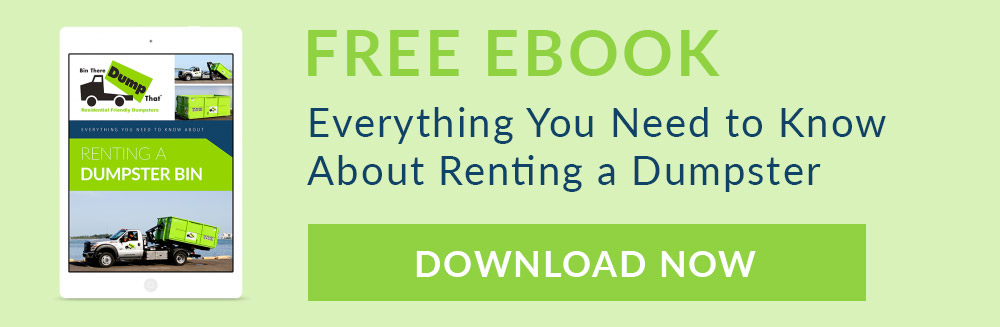 Find out EVERYTHING you need to know about renting a dumpster bin.